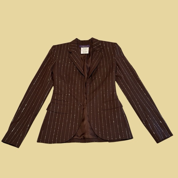 Ralph Lauren collection brown blazer - Picture 1 of 4